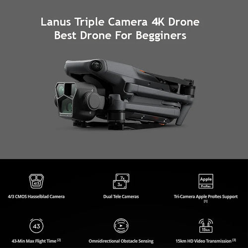Pianzano Air Series – 4K-Drohne für Erwachsene mit Follow-Me & Auto-Return | Sommer 2025 Angebot